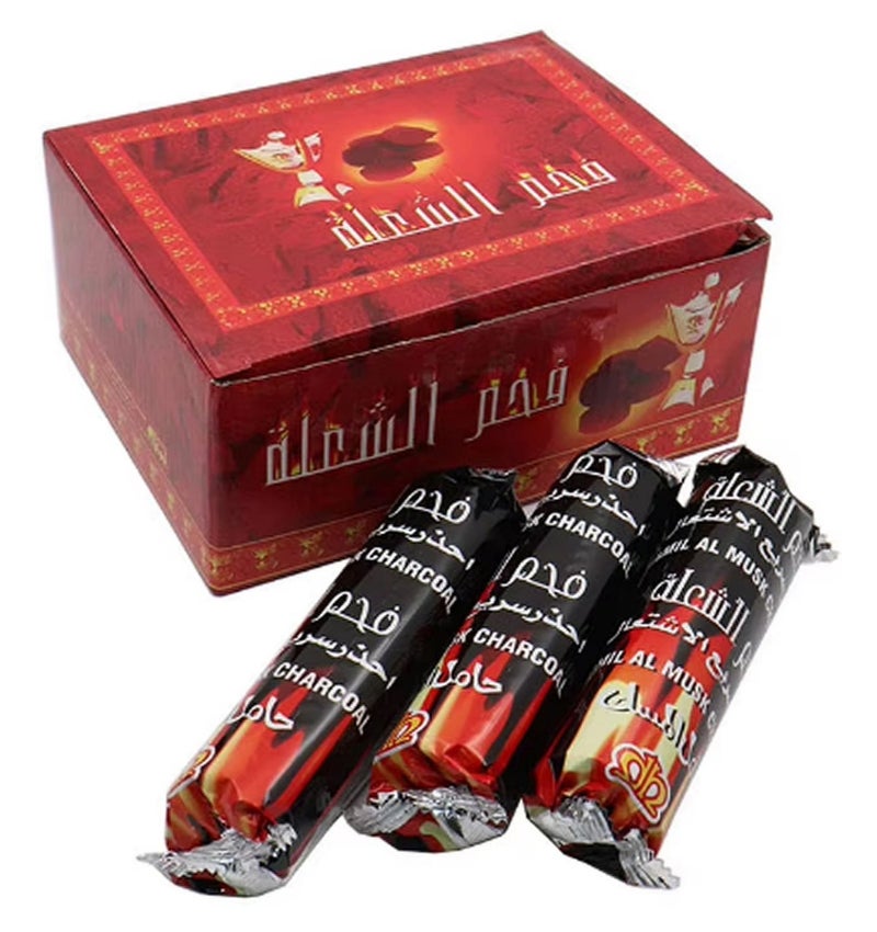 Fast-Lighting Charcoal for Incense | 100 Tablets | Easy & Instant Ignition | 45-Mins Clean Burn | Spark-Free | 33mm Tablets from AlShola - Image 1